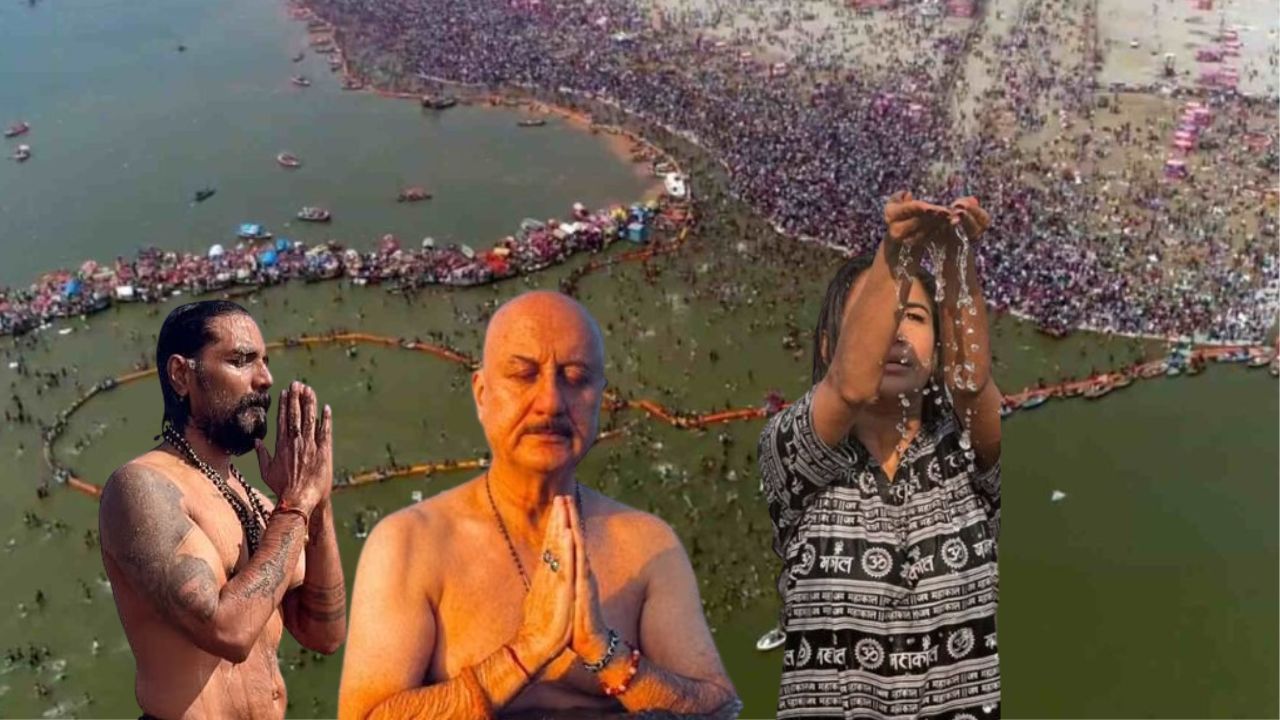 celebs in mahakumbh 2025