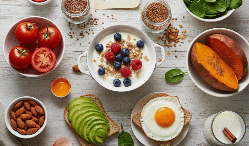 दही, अंडे, शकरकंद, टमाटर, एवोकाडो और बादाम जैसे सुपरफूड्स से चमकती त्वचा