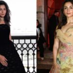 रेड सी फिल्म फेस्टिवल में गोल्डन ग्लोब होराइजन अवॉर्ड प्राप्त करतीं आलिया भट्ट, रेड कार्पेट पर ग्लैमरस लुक में।