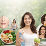 30 की उम्र के बाद आत्मविश्वासी महिला, जो स्वस्थ जीवनशैली, संतुलित स्किन केयर और मानसिक शांति के साथ खुद को स्वीकार करती हुई दिखाई दे रही है।