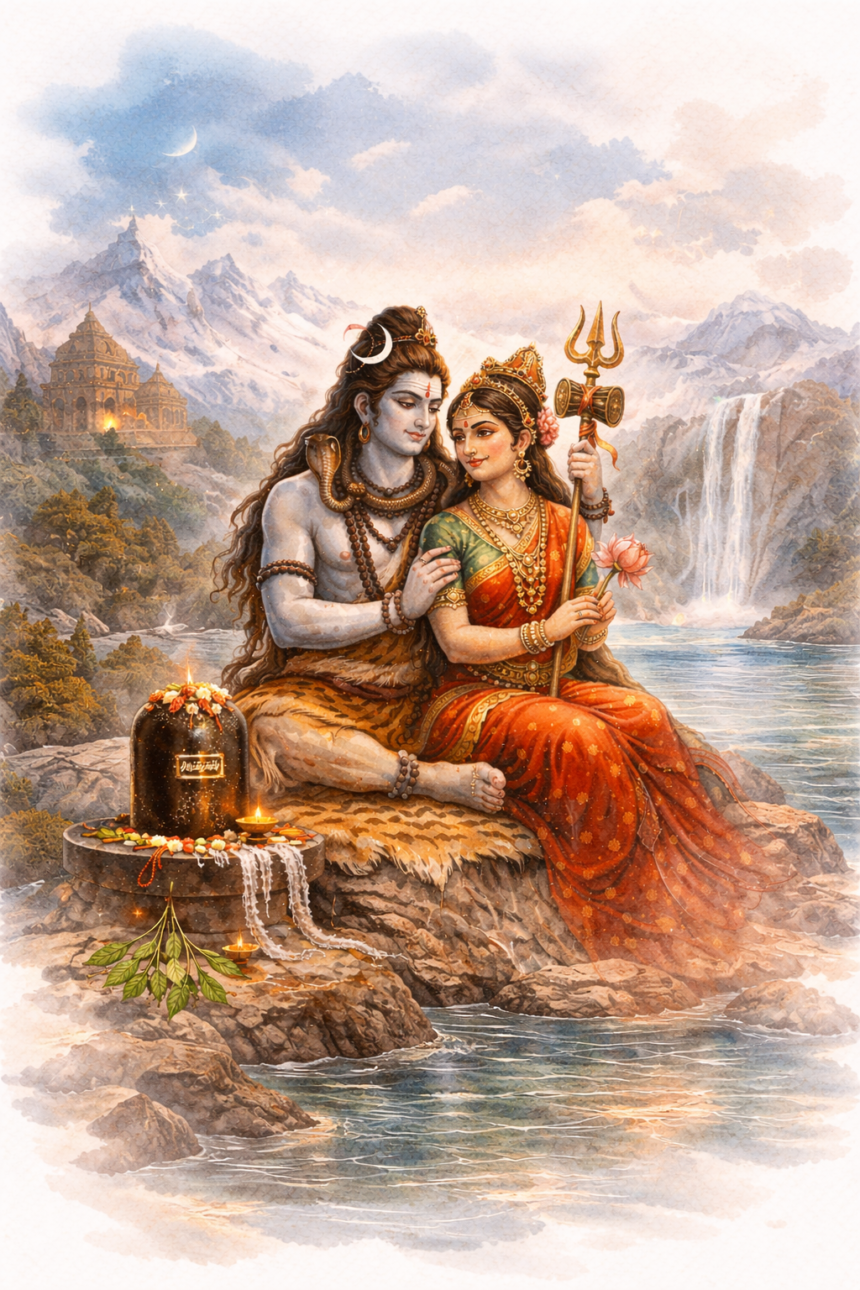Mahashivratri: शिव में शक्ति, शक्ति में शिव। अखंड प्रेम, संतुलन और सृष्टि की दिव्य ऊर्जा का प्रतीक।