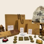 GaEra Organics cow-based spiritual gift hamper featuring handmade diyas, incense, decorative items, and eco-friendly packaging.