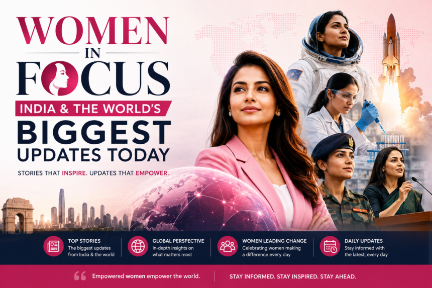 Women in Focus: India and the World’s Biggest Updates Today
