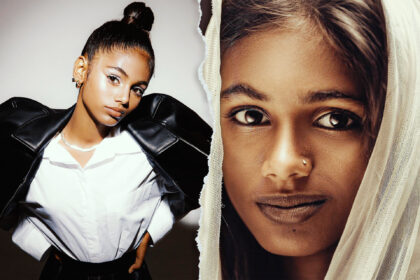 Maleesha Kharwa model portrait and childhood-inspired close-up, Princess from the Slum